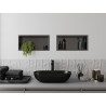 Mexen X-Wall-R рафт за ниша с ширина 45 x 20 см, четка стомана в цвят на пистолет