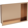 Mexen X-Wall-R ниша рафт с фланец 45 x 30 см, четкана мед - 19C0453010