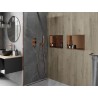 Mexen X-Wall-R ниша рафт с фланец 45 x 30 см, четкана мед - 19C0453010