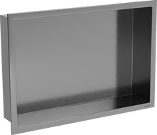 Mexen X-Wall-R нишова полица с фланец 45 x 30 см, четкано сиво-гън метал - 19E0453010