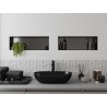 Mexen X-Wall-NR нишева полица без фланец 60 x 20 см, четкаво сиво - 19E1602010