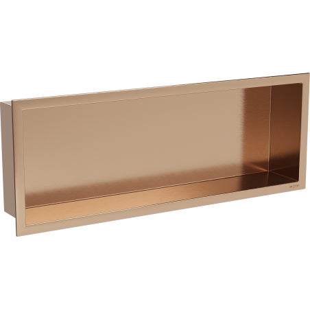 Mexen X-Wall-R нишева полица с фланец 60 x 20 см, четкана мед - 19C0602010