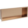 Mexen X-Wall-R нишева полица с фланец 60 x 20 см, четкана мед - 19C0602010