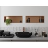Mexen X-Wall-R нишева полица с фланец 60 x 20 см, четкана мед - 19C0602010