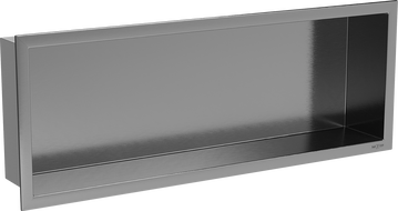 Mexen X-Wall-R вградена полица с фланец 60 x 20 см, четкано сиво-черно - 19E0602010