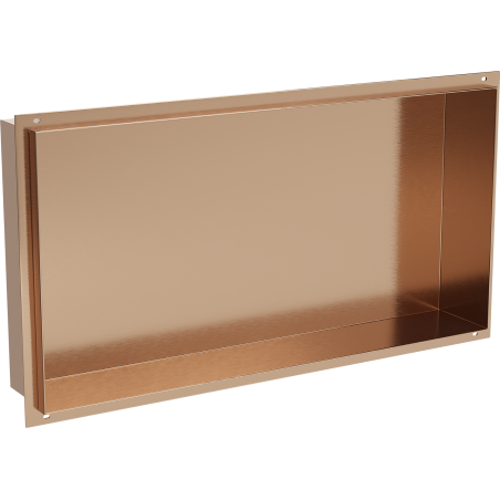 Mexen X-Wall-NR нишева лавица без фланец 60 x 30 см, матирана мед - 19C1603010