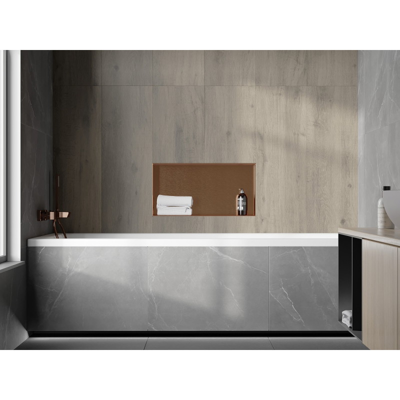 Mexen X-Wall-NR нишева лавица без фланец 60 x 30 см, матирана мед - 19C1603010