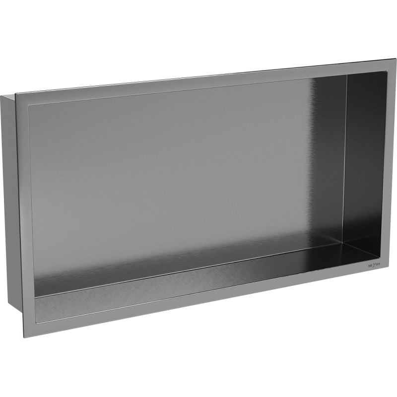 Mexen X-Wall-R вградена полица с яка 60 x 30 см, четка в цвят gun gray - 19E0603010