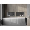 Mexen X-Wall-R вградена полица с яка 60 x 30 см, четка в цвят gun gray - 19E0603010