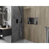 Mexen X-Wall-R вградена полица с яка 60 x 30 см, четка в цвят gun gray - 19E0603010