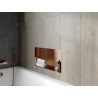 Mexen X-Wall-NR вграденият рафт без фланец с рафт 60 x 30 см, четкана мед - 19C1603010S