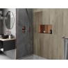 Mexen X-Wall-NR вграденият рафт без фланец с рафт 60 x 30 см, четкана мед - 19C1603010S