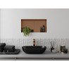 Mexen X-Wall-NR вграденият рафт без фланец с рафт 60 x 30 см, четкана мед - 19C1603010S
