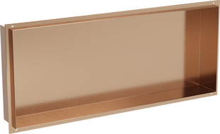 Mexen X-Wall-NR нишева полица без фланец 75 x 30 см, четкана мед - 19C1753010