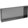 Mexen X-Wall-NR нишева полица без яка 75 x 30 см, четкано сиво - 19E1753010