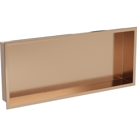 Mexen X-Wall-R вградена полица с яка 75 x 30 см, четкана мед - 19C0753010