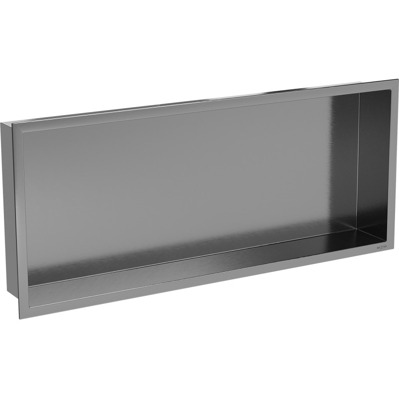 Mexen X-Wall-R вложена полица с яка 75 x 30 см, четкано в цвят gun gray - 19E0753010