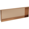 Mexen X-Wall-NR нишева полица без фланец 90 x 30 см, четкана мед - 19C1903010