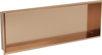 Mexen X-Wall-NR нишева полица без фланец 90 x 30 см, четкана мед - 19C1903010