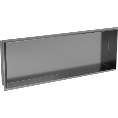 Mexen X-Wall-NR нишева лавица без фланец 90 x 30 см, четкано пистолетно сиво