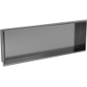Mexen X-Wall-NR нишева лавица без фланец 90 x 30 см, четкано пистолетно сиво
