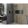 Mexen X-Wall-NR нишева лавица без фланец 90 x 30 см, четкано пистолетно сиво