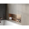 Mexen X-Wall-R ъглов рафт с фланец 90 x 30 см, четкана мед - 19C0903010