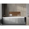 Mexen X-Wall-R ъглов рафт с фланец 90 x 30 см, четкана мед - 19C0903010