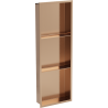 Mexen X-Wall-R нишева лавица с яка и рафт 90 x 30 см, матирана мед - 19C0903010S