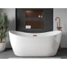 Mexen X-Wall-NR нишева полица без фланец 75 x 30 см, четкана мед - 19C1753010