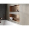 Mexen X-Wall-NR нишева полица без фланец 75 x 30 см, четкана мед - 19C1753010