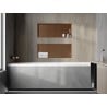Mexen X-Wall-NR нишева полица без фланец 75 x 30 см, четкана мед - 19C1753010