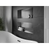 Mexen X-Wall-NR нишева полица без яка 75 x 30 см, четкано сиво - 19E1753010