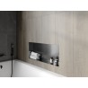 Mexen X-Wall-NR нишева полица без яка 75 x 30 см, четкано сиво - 19E1753010