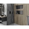 Mexen X-Wall-NR нишева полица без яка 75 x 30 см, четкано сиво - 19E1753010