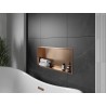 Mexen X-Wall-R вградена полица с яка 75 x 30 см, четкана мед - 19C0753010