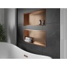 Mexen X-Wall-R вградена полица с яка 75 x 30 см, четкана мед - 19C0753010