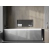 Mexen X-Wall-R вложена полица с яка 75 x 30 см, четкано в цвят gun gray - 19E0753010