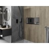 Mexen X-Wall-R вложена полица с яка 75 x 30 см, четкано в цвят gun gray - 19E0753010