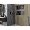 Mexen X-Wall-R вложена полица с яка 75 x 30 см, четкано в цвят gun gray - 19E0753010