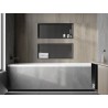 Mexen X-Wall-R вложена полица с яка 75 x 30 см, четкано в цвят gun gray - 19E0753010