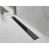 Mexen Flat MGB декоративна покривка за линеен дренаж 90 см, черно стъкло - 1026090