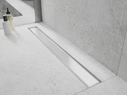 Mexen Flat MGW покритие за линеен сифон 70 см, бяло стъкло - 1027070