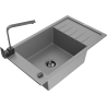 Mexen Elias гранитна мивка с 1 отделение с отцедник и кухненски смесител