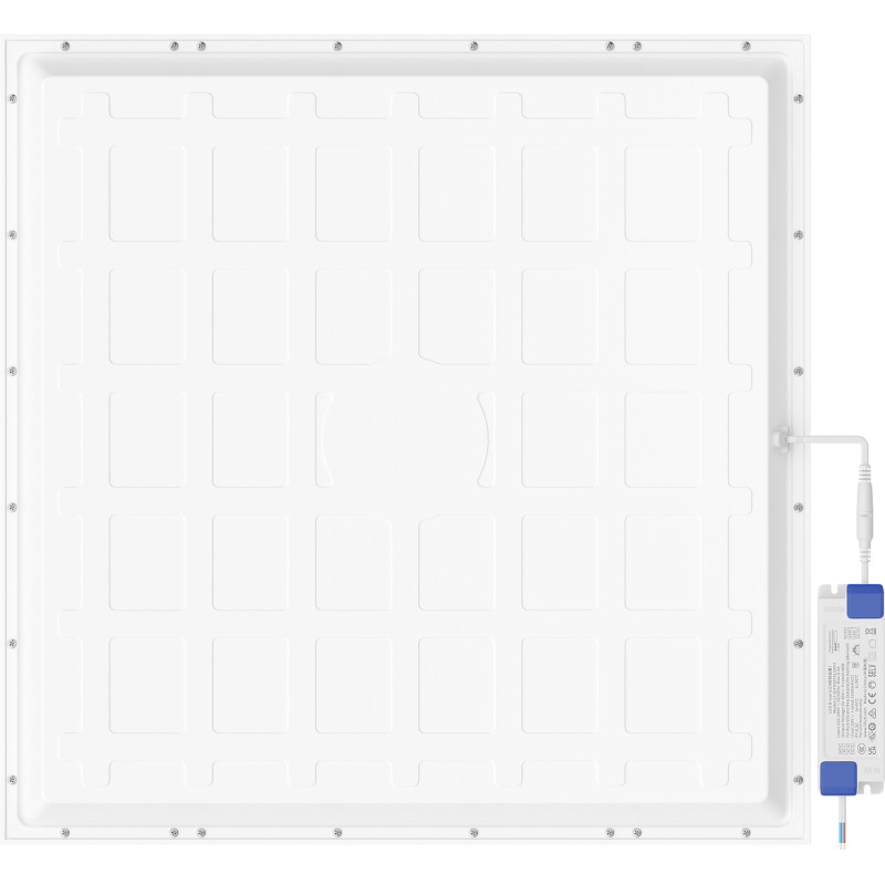 Mexen Brill+ LED таванен панел вграден 60 x 60 см, 48W, Неутрален - 4000K, 5280 lm, бял