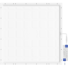 Mexen Brill+ LED таванен панел вграден 60 x 60 см, 48W, Неутрален - 4000K, 5280 lm, бял