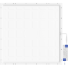Mexen Brill+ LED таванен панел за вграждане 60 x 60 см, 48W, Студено - 6500K, 5280 lm, бял
