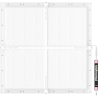 Mexen Brill-S LED таванен панел за повърхностен монтаж 60 x 60 см, 48W, Неутрална -