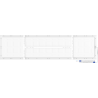 Mexen Brill-S LED таванен панел повърхностен монтаж 120 x 30 см, 36W, Неутрална -