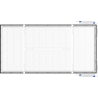 Mexen Brill-S LED таванен панел за външен монтаж 120 x 60 см, 60W, Неутрална - 4000K, 6600